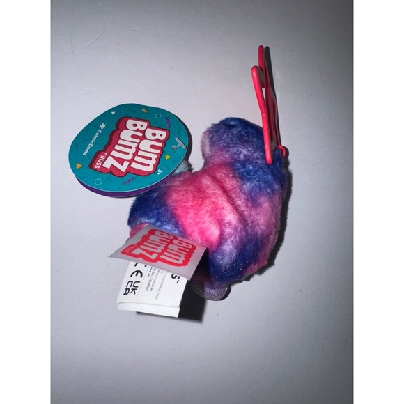 Mo Crescent Moon Galaxy 3.5" Clip On Cosmic Bum Bumz plush CosmicBumz BumBumz - Picture 4 of 5